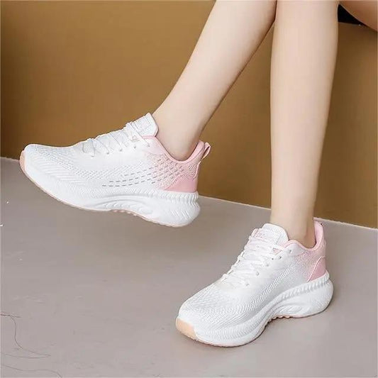 Sneakers Dam | Rosa - vita trendiga & Bekväma skor - Sneakers Dam