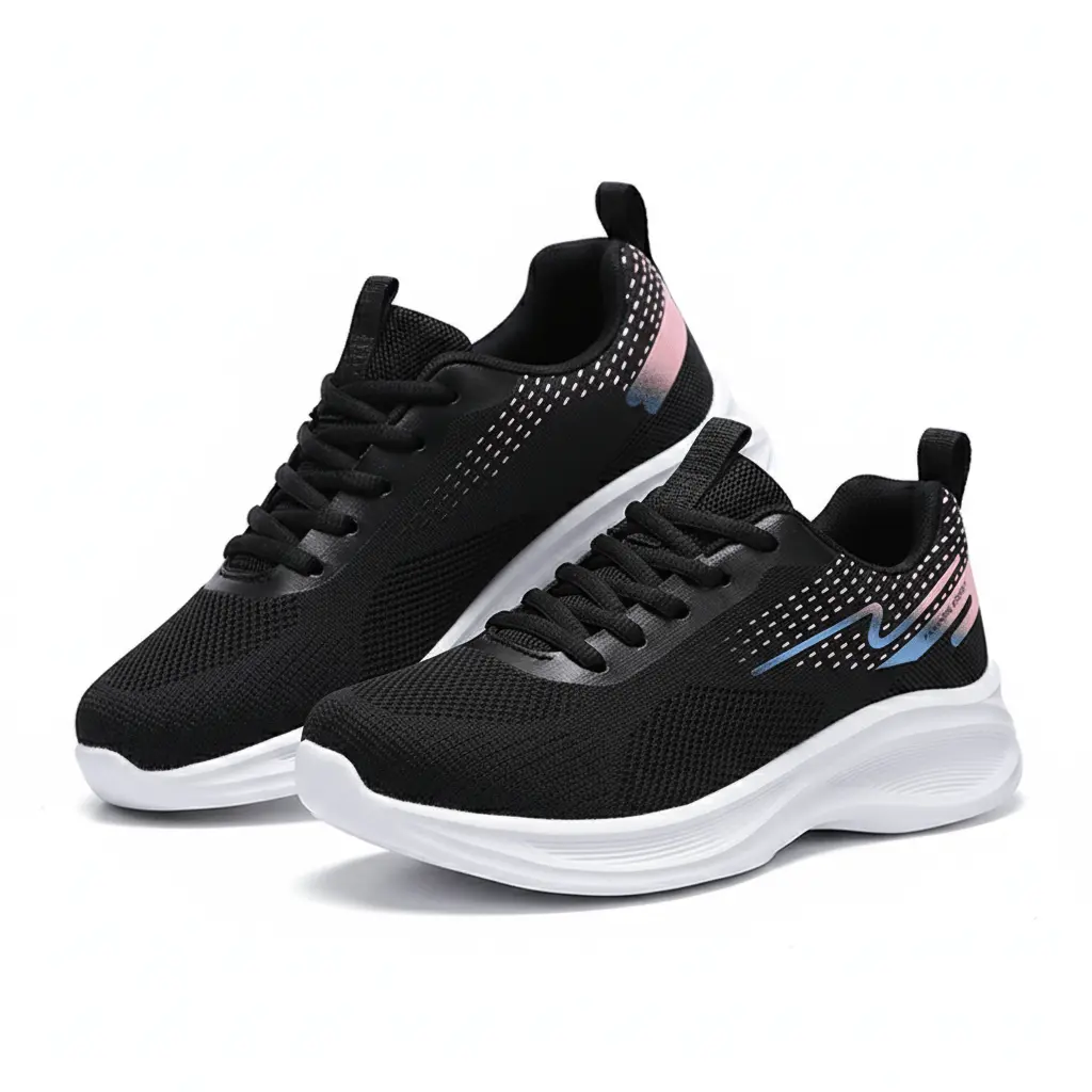 Svarta Sneakers Dam – bekväma för Vardag & Träning - Sneakers Dam