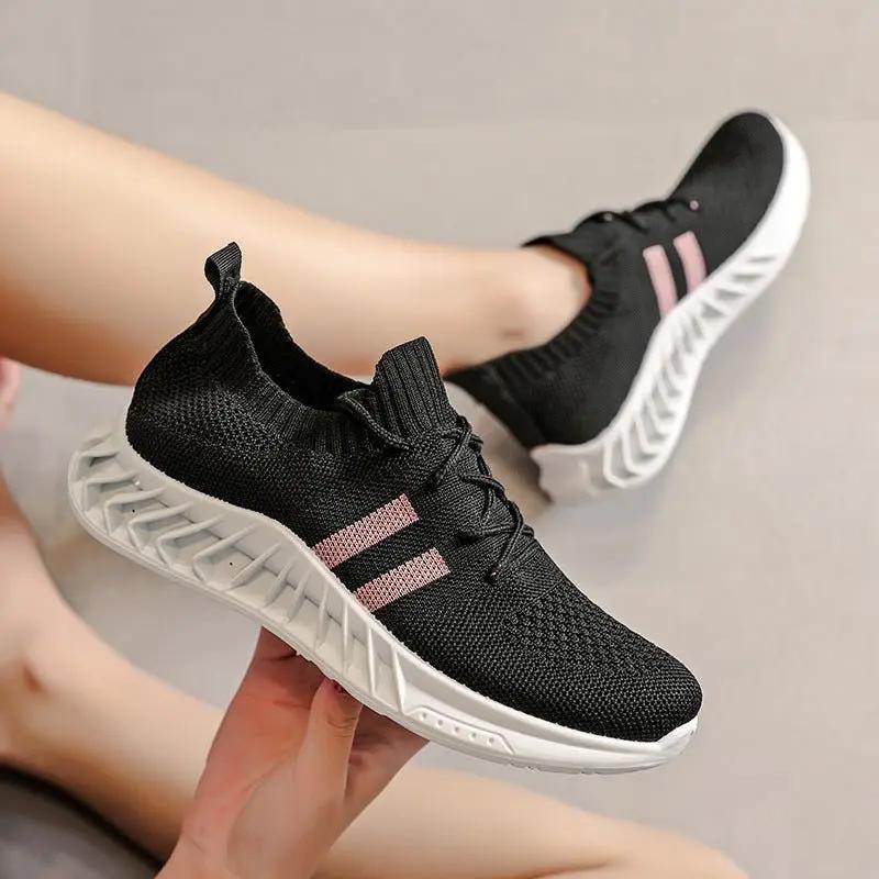 Svarta Sneakers Dam | Lätta & Bekväma Skor för Vardag - Sneakers Dam