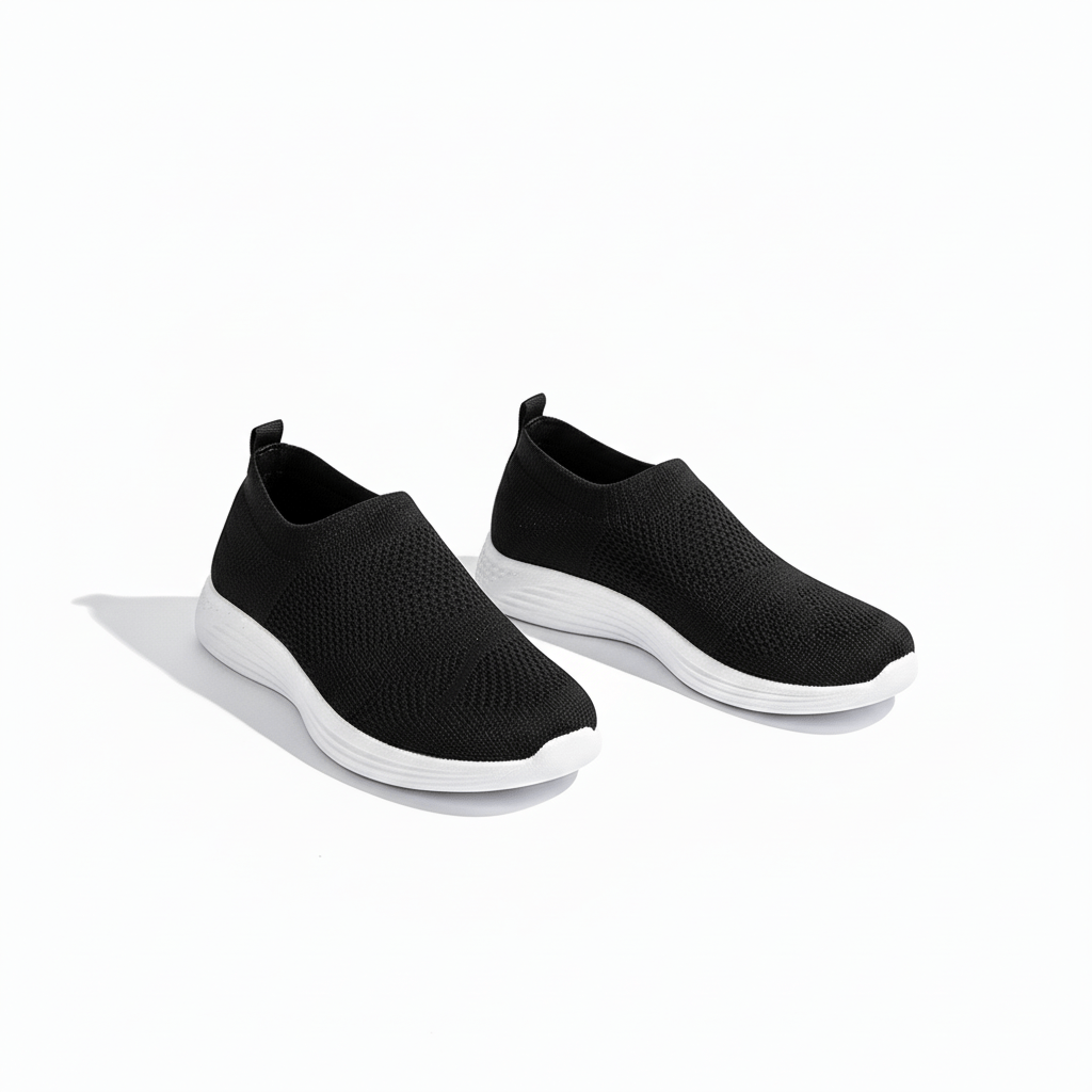 Svarta Sneakers Dam – Sportiga - Sneakers Dam