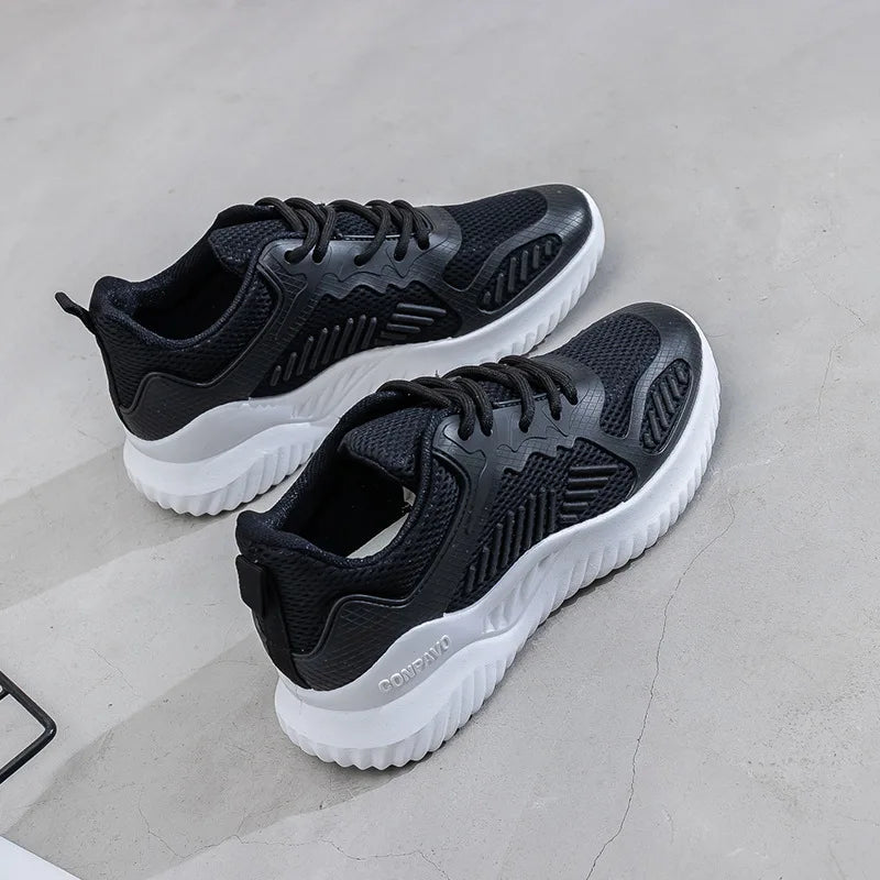 Svarta Sneakers Dam – Trendiga, Bekväma & Lätta Skor för Vardag - Sneakers Dam