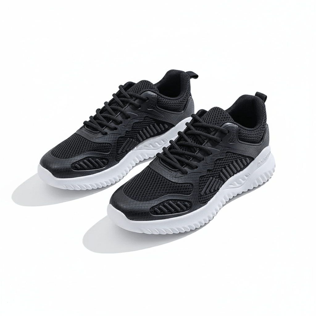 Svarta Sneakers Dam – Trendiga, Bekväma & Lätta Skor för Vardag - Sneakers Dam