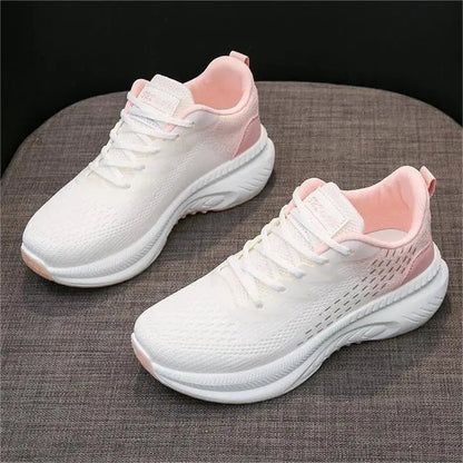 Sneakers Dam | Rosa - vita trendiga & Bekväma skor - Sneakers Dam