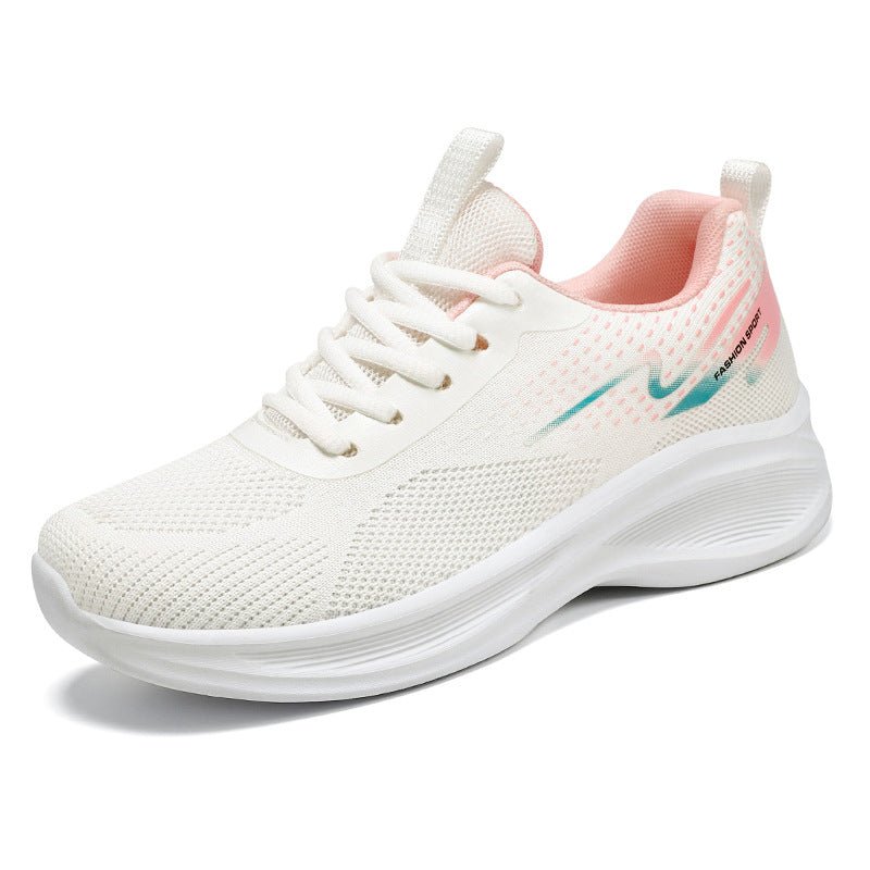 Vita Sneakers Dam – Lätta skor för Aktiv Vardag - Sneakers Dam