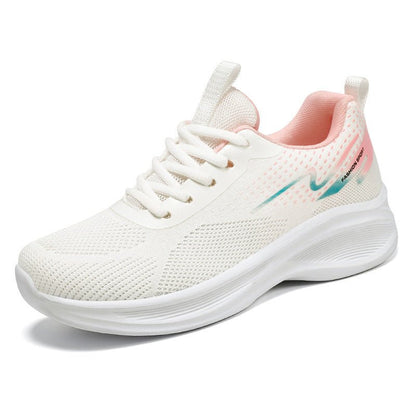 Vita Sneakers Dam – Lätta skor för Aktiv Vardag - Sneakers Dam