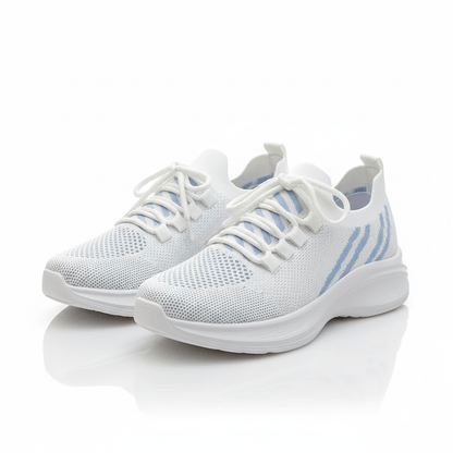 Vita Sneakers Dam – Trendiga & Lättviktiga Meshskor för Vardag & Träning - Sneakers Dam